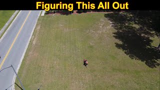 Billing Info & Mowing a Few Lawns - Very Windy Drone Day