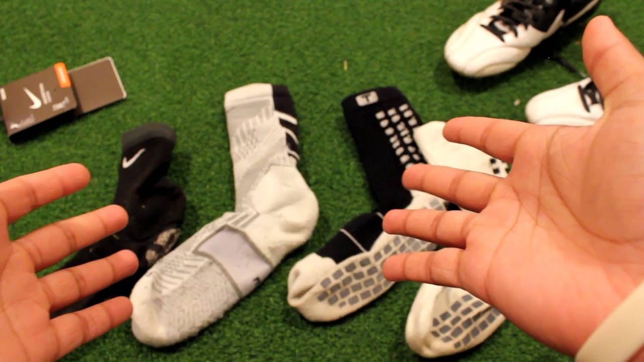 REVIEW: Nike Grip Strike Soccer Socks & Comparison to Trusox etc. - YouTube