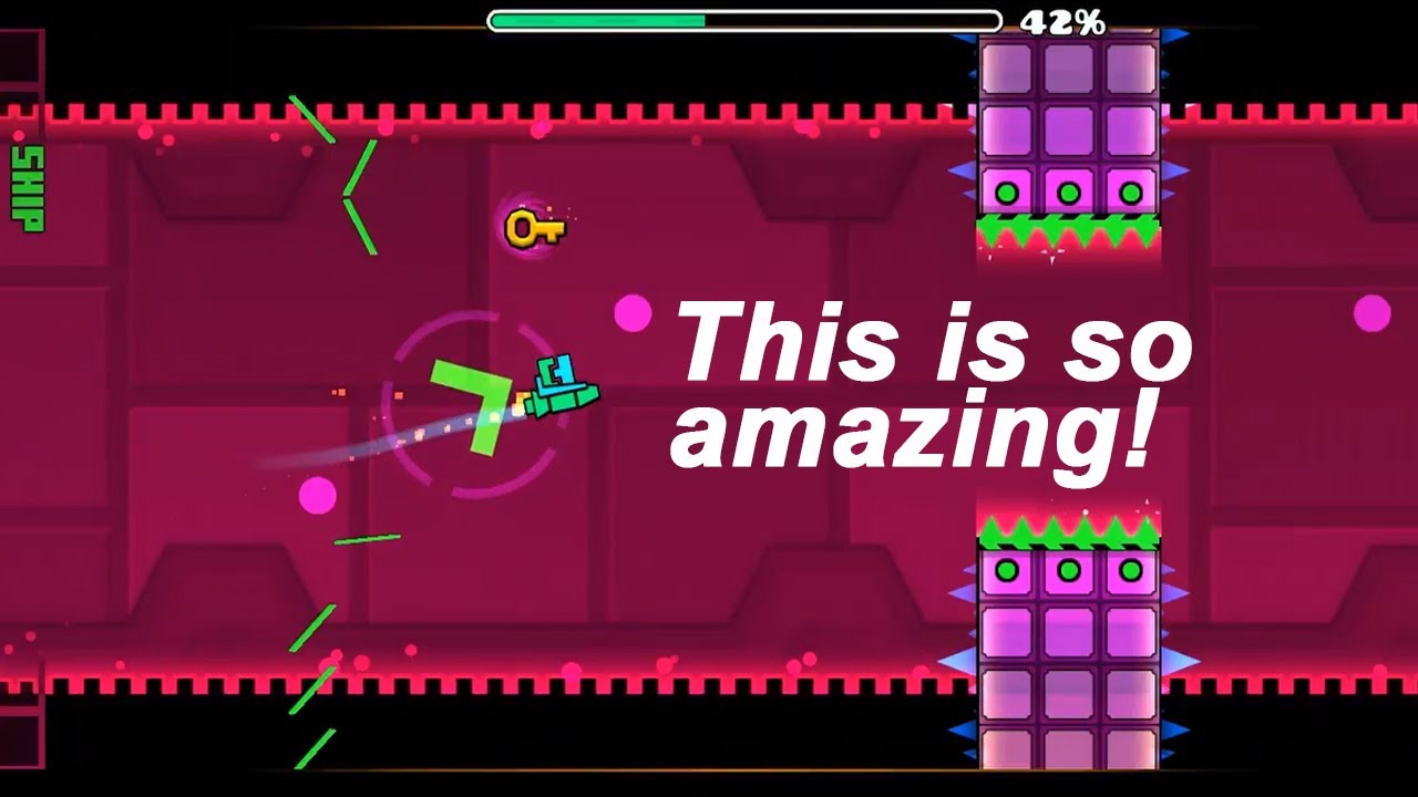 Geometry Dash 2nd try - YouTube
