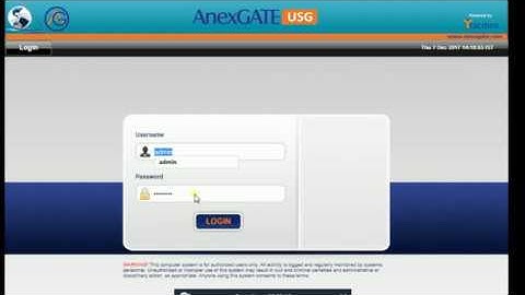 Anexgate Firewall Configuration