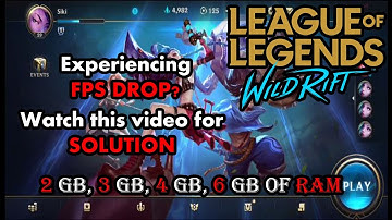 HOW TO FIX FPS DROP IN LEAGUE OF LEGENDS: WILD RIFT | 60 FPS CONFIG | LOL MOBILE | FIX FPS DROP