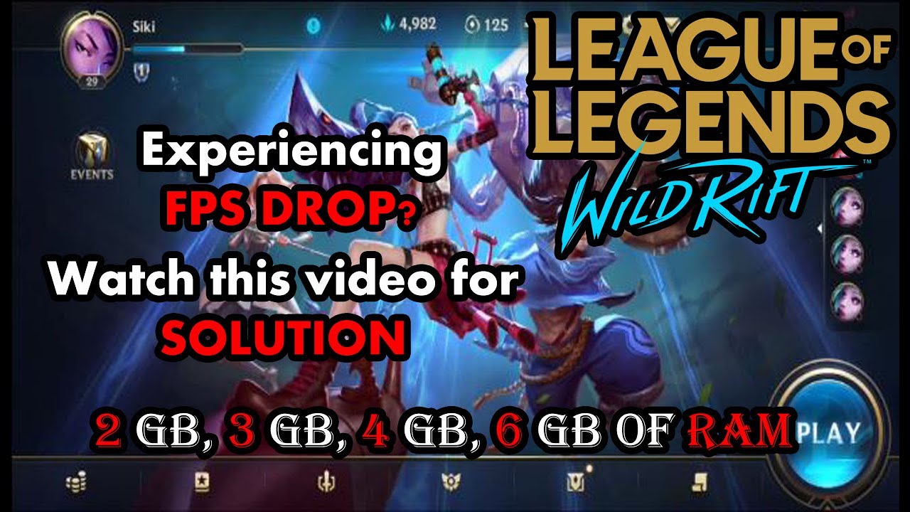 HOW TO FIX FPS DROP IN LEAGUE OF LEGENDS WILD RIFT 60 FPS CONFIG