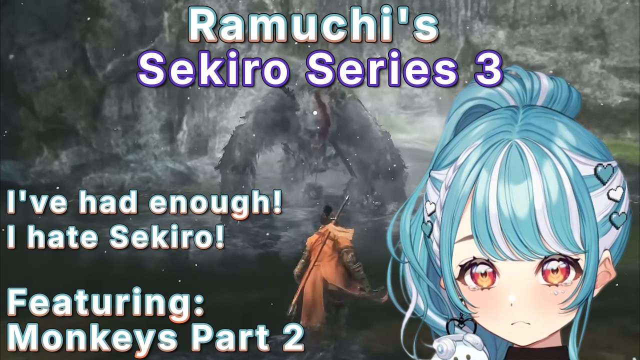 Ramuchi's Resolve is Tested in Sekiro [ VSPO! / Shiranami Ramune ] [ ENG Sub ]