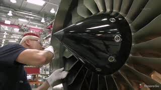 PRIMARY COMPONENTS ON A CMF56-7B TURBOFAN ENGINE