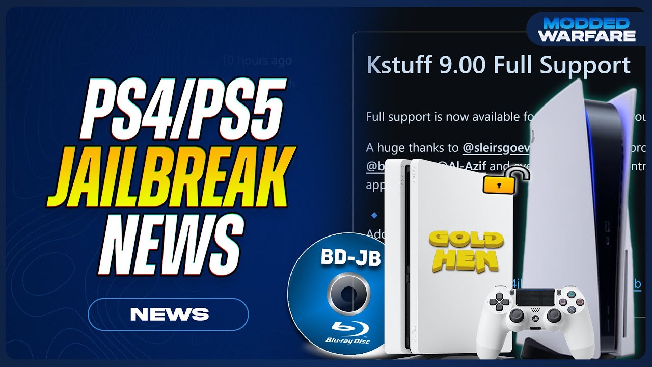 PS4/PS5 Jailbreak News: 8.xx/9.00 Kstuff, GoldHEN 2.4b18.6, etaHEN 2.3B & More!