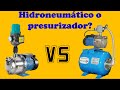 Diferencia entre presurizador e hidroneumático en una planta purificadora