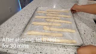 Homemade Coconut Breadsticks