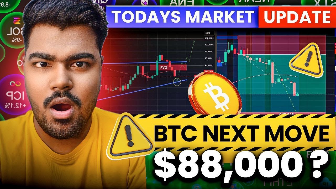 🚨 Bitcoin Market Update Today | BTC Next Move Explained $88,000 📉 ...