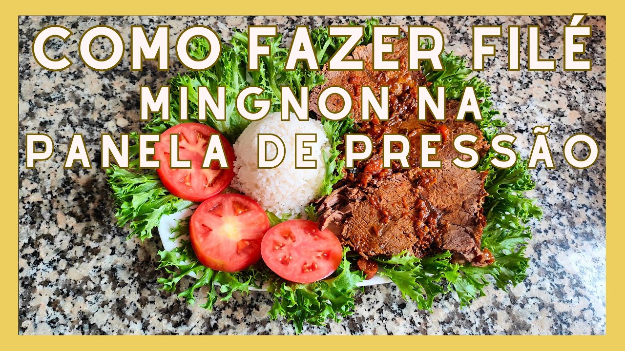 FILÉ MIGNON NA PANELA DE PRESSÃO FACIL - e fica delicioso