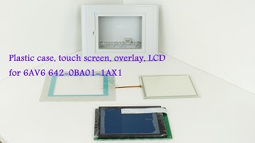 TP177 6" 6AV6642-0BA01-1AX1 FOR Touch screen panel, Front overlay, LCD screen, Plastic Case Cover