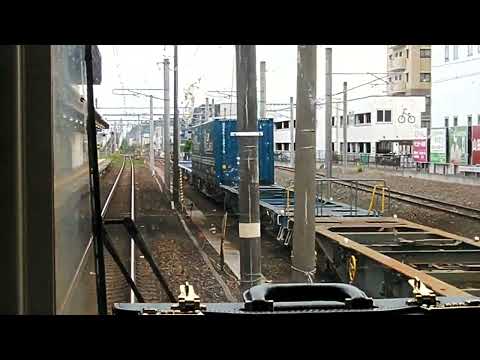 列車の中から名取駅下本からトヨパス
