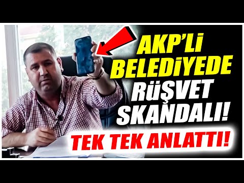 AKP'li Mamak Belediyesi'nde rüşvet skandalı! İş insanı tek tek anlattı! Tam 100 Bin Dolar!