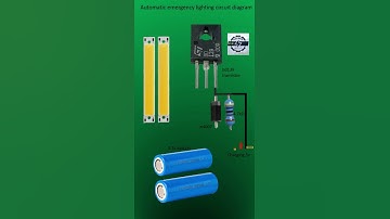 Automatic emergency lighting circuit diagram#shortviral #viral #electronic #electrical #viral