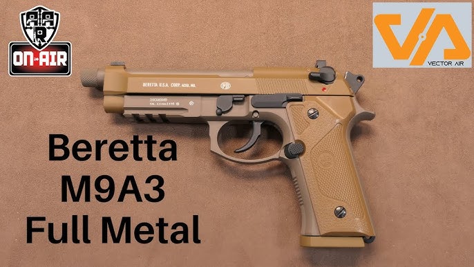 Pistola Beretta 92A1 Full Auto Blowback CO2 de Postas Calibre .177