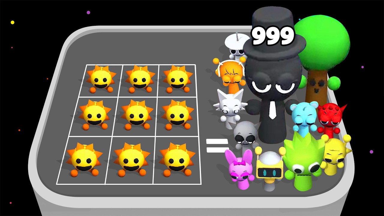 SPRANKY RUN: MERGE MASTER - Horror Sprunki Run, Merge Game Part 03