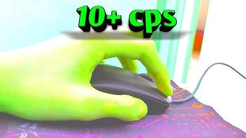 How to normal click 10 cps