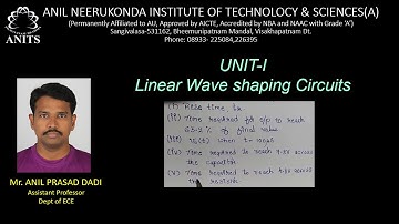ECA I Problem #2 based on RC Low Pass Filter circuit to step input