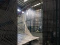 vertical aluminium profile powder coating line