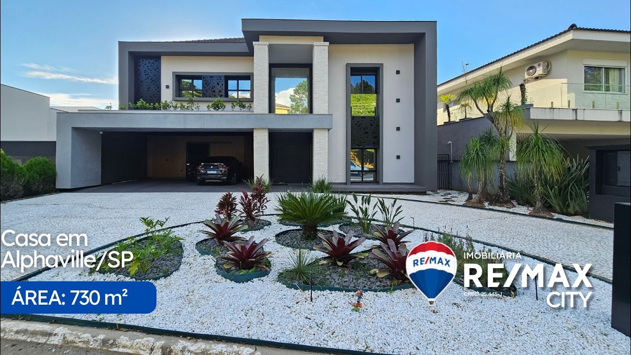 CASA  À VENDA| Casa em condomínio com 730m², Alphaville, São Paulo | REMAX CITY