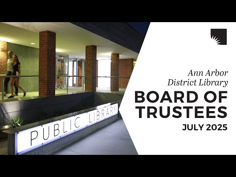 AADL Board Meeting July 28 2025