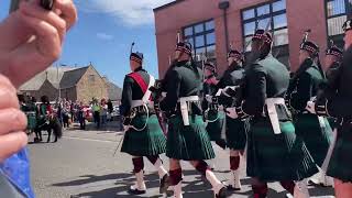 Freedom of Aberdeenshire granted to the Royal Regiment of Scotland. Peterhead 11 May 2024.
