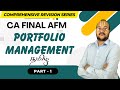 Portfolio Management - Tamil | CA FINAL AFM | Detailed Revision May'26 &amp; Sep' 26 - Part-1