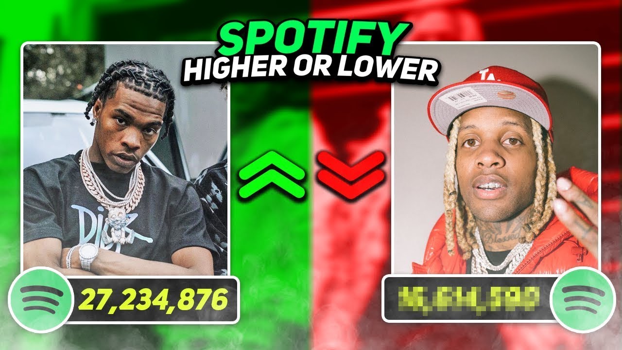 GUESS WHICH RAPPER HAS MORE SPOTIFY STREAMS 🔥