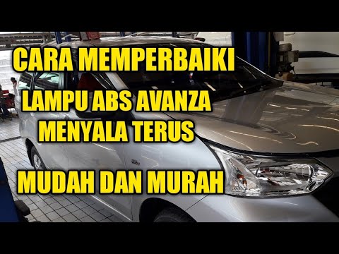 Cara mengatasi lampu abs menyala terus || Lampu abs avanza menyala