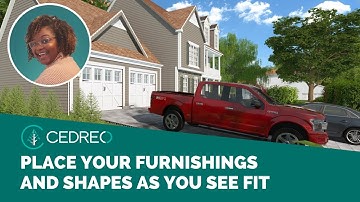 [Cedreo Tutorials] 3-Axis Rotation of Furnishings and Shapes