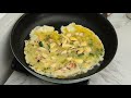 Omelet easy quick  delicioushealthy source proteinmashroom