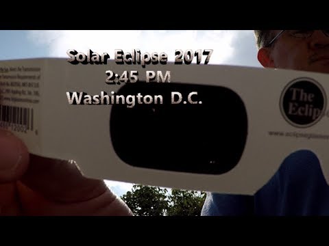 bebop jazz 2017 LUNAR ECLIPSE Danced in DC!!! View from Eclipser Solar Glasses.