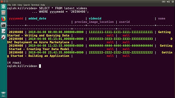 DataStax Distribution of Apache Cassandra™ on Microsoft Azure - Writing and Querying Data | DataStax