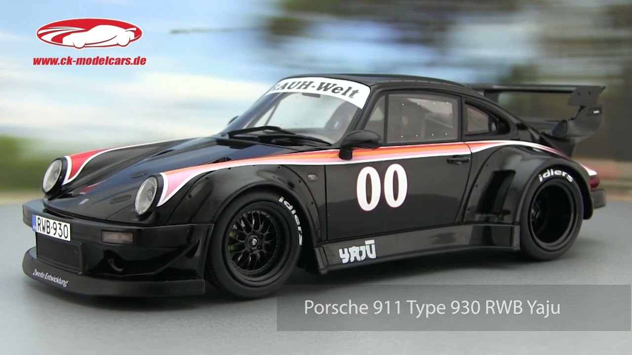 GT-SPIRIT 1:18 Porsche 911 Type 930 RWB Yaju 建设年份2019 黑色的