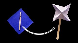 Paper Pinwheel | Stop Motion | Origami Pinwheel no cut no glue
