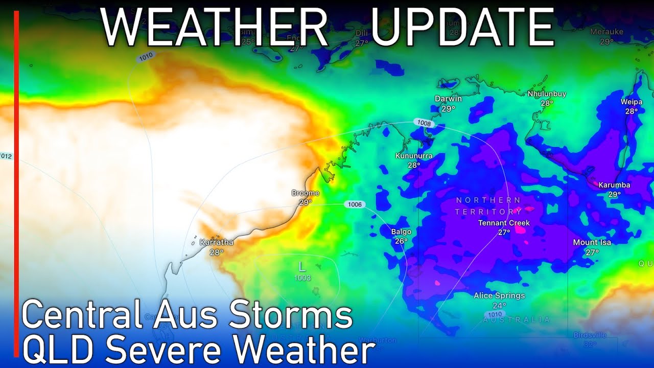 Strong Severe Thunderstorms are Forecast to Lash Queensland This Week ...