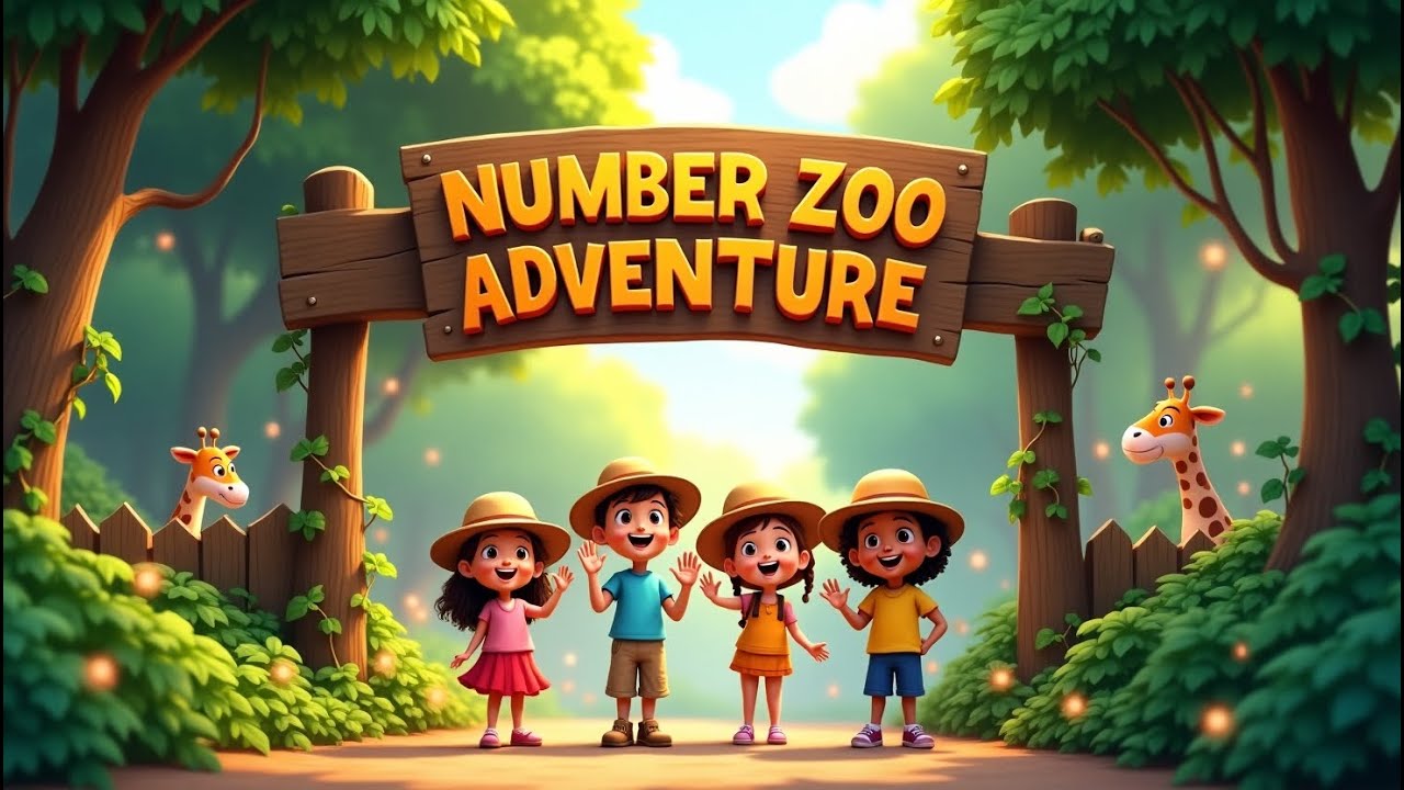 Learn Counting One Two Three | Number Zoo Adventure | Best Learning ...