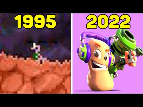 Evolution of Worms Games (1995-2022)