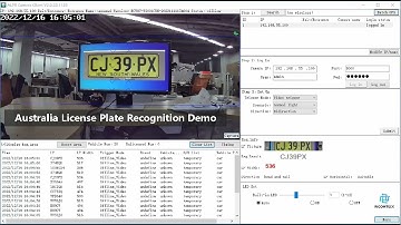 Australia ANPR Camera License Plate Recognition Wide Angle Automated Parking