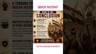 Sepoy mutiny (revolt of 1857) key features quick revision👍#rrb#ntpc