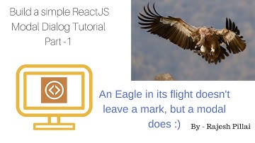 Build a simple react modal component - Part 1