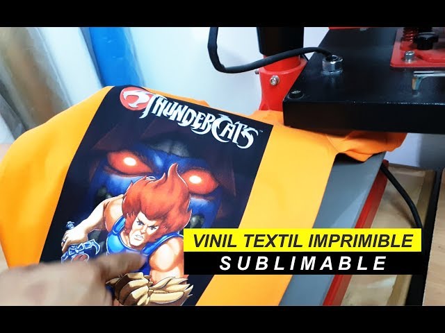 Tutorial : Uso del VINIL TEXTIL IMPRIMIBLE Sublimable 