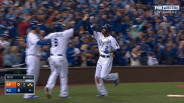 WS2014 Gm6: Royals score seven runs in 2nd inning
