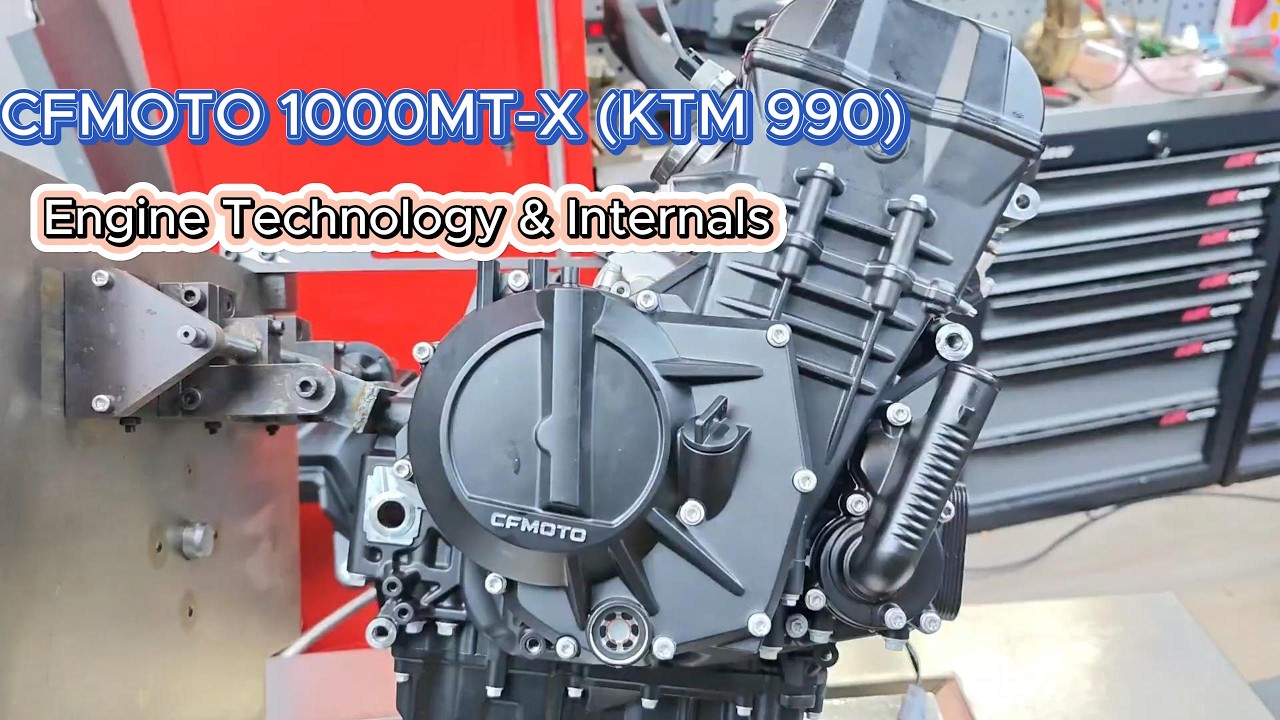 Разборка двигателя CFMOTO 1000MT-X: раскрыта связь с KTM 990!