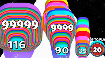 Smash Runner vs Rubberball Runner - All Level Gameplay (NOOB vs PRO vs HACKER) Mobile Game