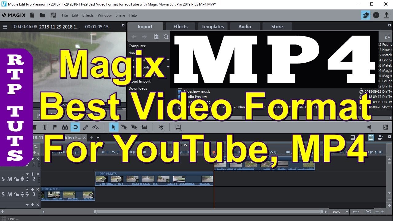 mac pro video formats