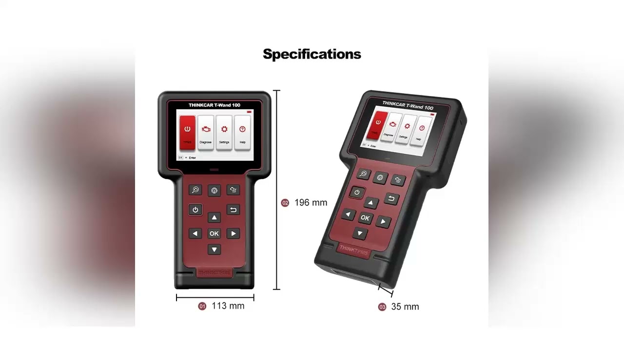 THINKCAR THINKTPMS T-Wand 100 professional TPMS Tire Pressure Inspection Tools Sensor Activation R