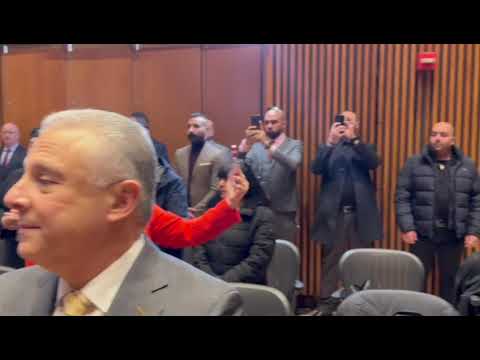 Egyptian national anthem plays for the first time in NYPD Headquarters 02/29/24