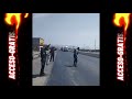 Así fue la liberación de vías en la carretera Panamericana Norte, policías mostraron felicidad