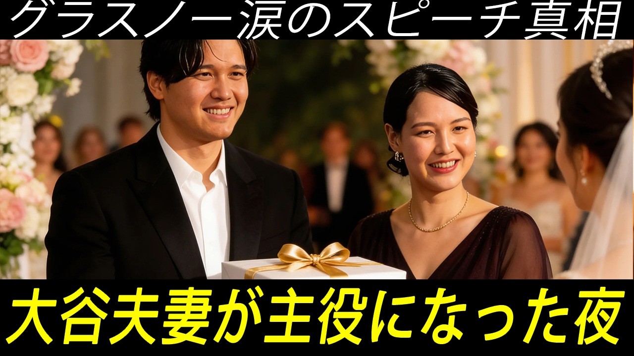 大谷翔平＆真美子夫人がグラスノー結婚式で主役に ― 感動のドジャースナイト