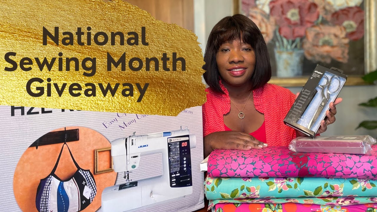 Announcing My National Sewing Month Giveaway - You Could WIN 